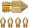 10x 0,4mm Düsen für Creality Ender 3, Ender 5, Cr10 usw. MK8 3D Drucker Nozzle