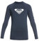Roxy Whole Hearted - Langärmliger Rashguard mit UPF 50 für Mädchen 8-16 Blau