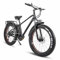 E Bike Herren Elektrofahrräder 26 Fatbike Ebike 4.0 Reifen 48V/18Ah Akku | Bis zu 100km+, E Mountainbike 3 Modi und 7-Gang Getriebe, Elektrofahrrad für Stadttauglich & Geländegängig, 25km/h KS26