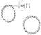 FRIEDA + PAUL Twist Kreis Geo Basic Damen Frauen Mädchen Ohrstecker Ohrringe 925 Sterling Silber anlaufgeschützt Schmuckbox