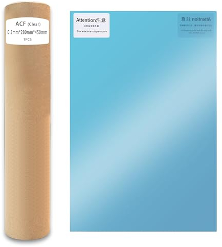 Antinsky ACF Film 280 x 450 mm 1 Stück, PFA Trennfolie für Phrozen Sonic Mega 8k, Transform, Anycubic M3 MAX, Creality HALOT MAGE PRO usw. für großen Harz-3D-Drucker, Upgrade von nFEP Film