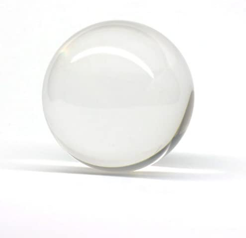 Decorative Orbs for Bowls and Vases Set of 1,Diameter 3 Crystal Sphere Ball,Camera Sphere and Photography Orb (Transparent Color-1)