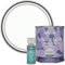 Rust-Oleum Peinture Blanche Résistante à l'eau pour Carrelage de Salle de Bain, Finition Brillante - Pierre de Lune 750ml
