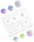QIWEIS silikonform Kugel Epoxidharz Formen Kleine Kugel Silikonform epoxidharz Formen Harz gießen Set Resin Silikonform Epoxidharz Formen Resin Gießharz für DIY Harz Anhänger Halskette Ohrringe Deko