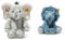 Steiff Kuscheltier Elefant Ella, Süßes Stofftier & 087806 - Original Plüschtier Dixi Triceratops, Soft Cuddly Friends Kuscheltier ca. 28 cm