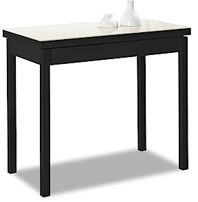 ASTIMESA Buchtyp Küchentisch, Beige, 80 x 40 cm bis 80 x 80 cm