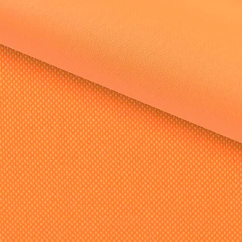 PINaPIN Wasserdichter Polyesterstoff 100% Polyester Stoffe meterware zum nähen Gartenmöbel, Schirme, Vorhänge für Garten KODURA 100x150 cm (Orange)