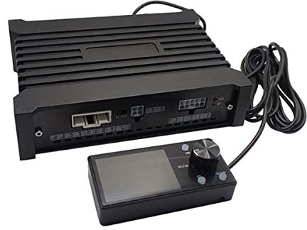 Oikabio Procesador de Audio de 8 Canales Amplificador de Coche para Coche Reproductor Digital HD Bluetooth Amplificador de Alta Potencia