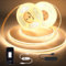Wi-Fi LED Streifen COB 15M, Warmweiss LED Strips 24V Mit Fernbedienung, Dimmbar, Timing Funktion, Musik-Sync, Dekoration für Küchenschränke, Lagerschränke und Feiertagsdekoration, Feiertage