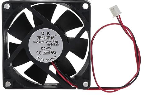 Myazs 7025 Fan Ball Bearing CPU Cooling Radiator 5V 12V 24V 70mm XH2.54 2Pin Fan Computer For Case Server Radiator 70x70x Cpu Cooling Fan 70mm PC Server/CPU Fan Humidifier/And Other