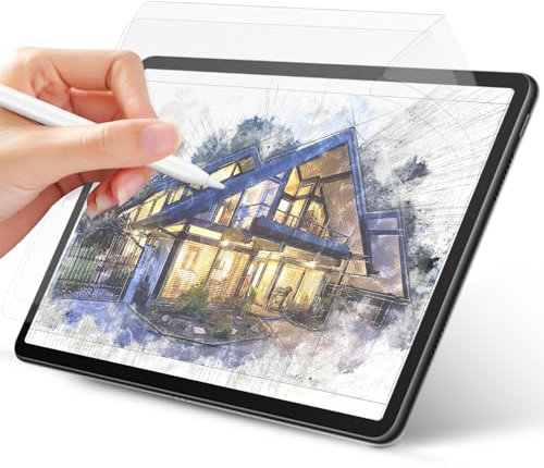 IVEOPPE 2 Pezzi Pellicola Protettiva Effetto Carta per iPad Air 13 '' M3/M2 (2025/2024), Opaca Pellicola in Pet, Antiriflesso, Anti-Impronte, Scrittura e Disegno Come su Carta