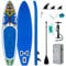 FunWater SUP Aufblasbares Board | Stand Up Paddleboard 335x82x15cm für Erwachsene Junge und Kinder | Mit Pumpe, verstellbarem Paddel und Finnen, wasserdichte Handytasche, Sicherheitsleine