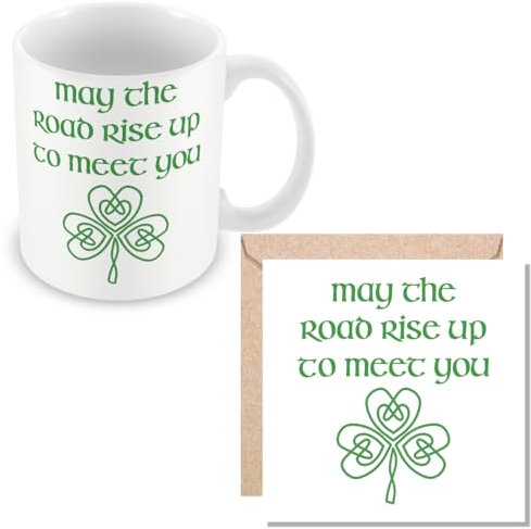 MUGGZ - Traditional Irish Blessing - Mug & Card - May The Road Rise to Meet You – Gift Sets