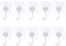 Self-Adhesive Heavy Duty Hooks, Command Hook & Stick On Hooks - 10 Pack Strong Adhesive Hook | Clear Removable Waterproof Hangers for Bathroom, Kitchen