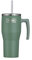 Thermos REFRESHING SERIES Isolier-Trinkbecher 0,85l,grün matt, Tumbler mit Strohhalm und Griff für unterwegs, Arbeit oder zu Hause, geschmacksneutraler doppelwandiger Edelstahl