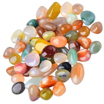 Colorful Polished River Pebbles 1 Bag 500g for Flowerpots