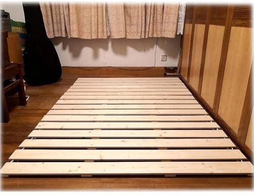 Holz-Bunkie-Brett für Einzel-/Kingsize-Betten, tragbare Latten, 188 cm lang, Untermatratzen-Unterstützung, Wirbelsäulenschutz, Doppelgröße (150 x 200 cm)