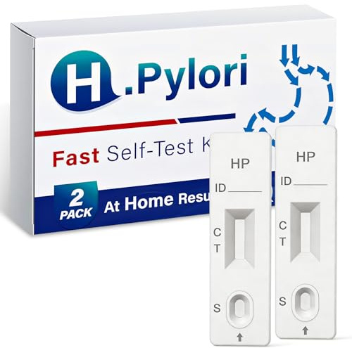 Helicobacter Pylori Heim-Test-Set – 2-teiliges Schnelltest-Set für Helicobacter Pylori-Erkennung, liefert genaue Ergebnisse in 10–15 Minuten, einfach zu lesen und zu verwenden.