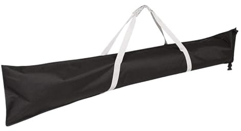 Tdoutop Waterproof Ski Storage Bag Ski Carrier with Oxford Polyester and Silver Coating for Waterproof Dustproof Protection Suitable for Season Storage car to Slope Transport, Black