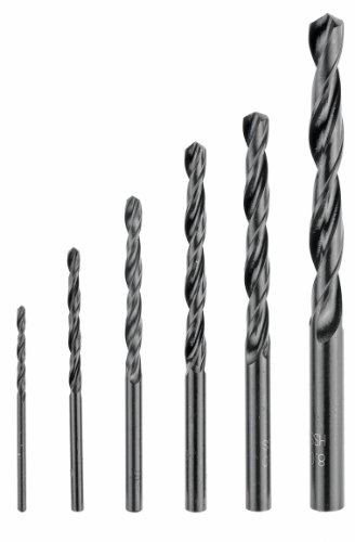 Connex COX972226 HSS-Bohrersatz, 2-8 mm rollgewalzt, 6-teilig