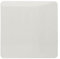 Trendi Artistic Modern Glossy Tactile Single Blanking Plate White ART-BLKWH