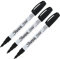 Sharpie Oil-Based Paint Marker, Fine Point, Pack of 3 (Black)