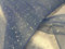 Tüll Stoff Pastell ROYAL BLAU mit PAILLETTEN Meterware Glitzer