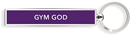 IF Show Offs Keys - Gym God - Keyring - Purple, 8 cm