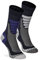 XTREME SOCKSWEAR Herren & Damen Wandersocken Trekking Outdoor Sport Funktionssocken Atmungsaktiv Frottesohle Gepolstert (2 Paar) Blau-Grau 42-45