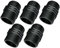 AERZETIX - C51980 - Lot de 5 - Mamelon égal à raccord fileté en plastique - double filetage mâle/mâle - 1 1/4x1 1/4'' - PN10 bars - Raccords à compression connexion à visser