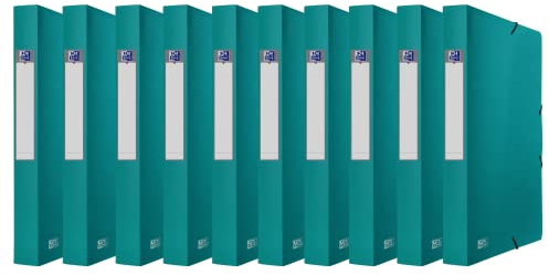 Oxford Sammelbox A4, Rückenbreite 4 cm, Kunststoff, grün, 10 Stück