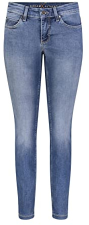 MAC Jeans Damen Dream Skinny, per Pack blau-hell (Authentic Summer Blue wash D432), W34/L30 (Herstellergröße: 34/30)
