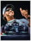 ARTland Wanddeko Wandbild Alu Verbundplatte für Innen & Outdoor Bild 45x60 cm Sir Lewis Hamilton LH44 Mercedes Rennfahrer Auto Formel 1 Rennen Sport U3RW