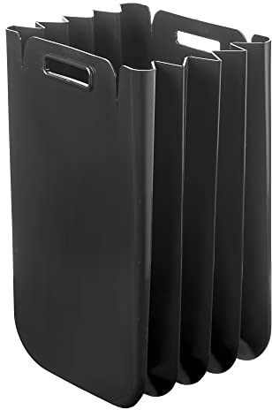 Guzzini Contenedor multiusos plegable 25 Litros, en plástico reciclado, 45x30 cms, en color negro