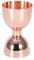 Bell jigger, acier inoxydable double couche jigger OZ tasse à mesurer cloche Cocktail tasse à mesurer jigger Cocktail tasse à mesurer Bar jigger 30 / 60ml (or rose)