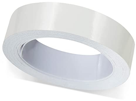 ben+camilla.com Selbstklebender Kantenumleimer | Weiß Hochglanz 19 mm x 5 m Rolle | Kantenschutz zum Überkleben - wie Klebeband OHNE Bügeln | Premium Qualität für professionelle Ergebnisse