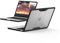 URBAN ARMOR GEAR Plyo Case für das Apple MacBook Air 13 Zoll (M2/M3-2022/2024) Hülle [Sturzfeste Schutzhülle nach US-Militärstandard, Freier Zugang zu Allen Anschlüssen] Ice/schwarz (transparent)
