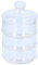 Muddy Hands 3 Tier Glass Storage Jar Sweet Candy Chocolate Cookie Biscuit Serving Container