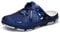 Hitmars Clogs Herren Gartenclogs Badeschlappen Latschen Badelatschen Männer Schlappen Garten Clogs & Pantoletten für Herren Gummi Gartenschuhe Sommer Atmungsaktiv Blau EU 41, C_AR6_923_BL41_Z