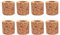 JIHUOO 8 Pcs Fish Tank Plant Pots Aquarium Plant Holders Small Aquarium Planters Aquatic Plant Cups Fish Tank Planters with Holes Aquarium Decorations
