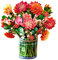 Pop Up Karte Grußkarten, 3D Papier Blumenstrauß, Handgemachte Grußkarten, Blumen Korb Pop Up Karte für Frauen, 3D Geburtstag Jahrestag Muttertag Geschenkkarte (Dear Dahlia B)
