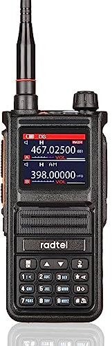 Radtel RT-470X (RT-470L Update Version) Doble Banda Ham Walkie Talkie 430-440/144-146Mhz Transmisores-Receptores con Aviation Frequency Band Recepcion y Color LCD Display FM Radio