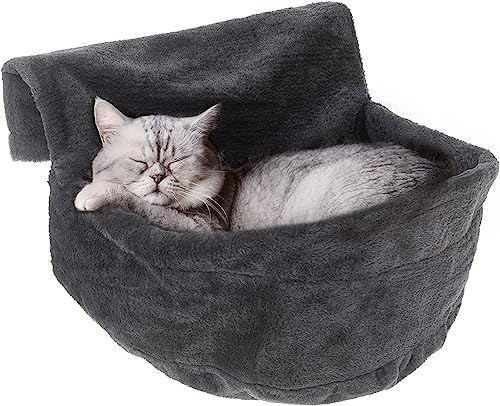 Radiator Cat Bed, Round Cosy and warm fleece beds Basket Cradle Hammock, Solid & Durable Iron Frame handling heavier Animals, Perfect for Cats, Kittens, Puppy Dog