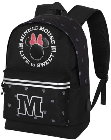 Disney Unisex Disney Silver Hs Rucksack HS Silver Rucksack Symbol, Minnie Symbol, Einheitsgröße