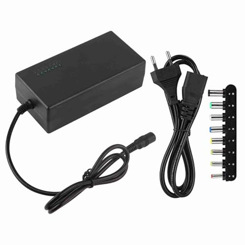 Adaptador de Fuente de Alimentación de Voltaje Ajustable, Adaptador de Interruptor de Alimentación de 7 Velocidades de 96W, para Modelos Portátiles, 12-24V