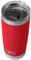YETI Rambler Tumbler, Vaccum Insulated Stainless Steel Tumbler with Magslider Lid, Rescue Red, 20 oz (591 ml)