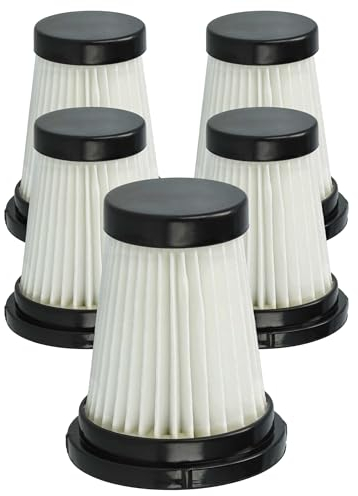 vhbw 5x Staubsaugerfilter kompatibel mit Genius Invictus One DC, 1, 2 Staubsauger - Schmutzfilter, Filtereinheit