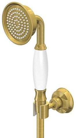 Steinberg Série 350 Garniture de douche à main, support mural, flexible de douche 1500mm, 6, 3501626BG, Couleur: Brushed Gold