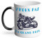 Mug Thermo-réactif Tasse Magique - J'Peux Pas Y'a Grand Prix Moto Course Mécanique GP - 325 ml