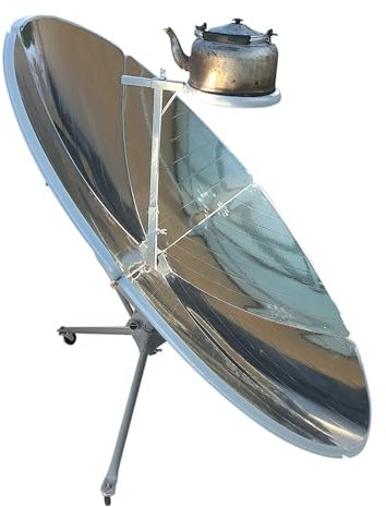 SOFTTO Réchauds de camping Four solaire à eau bouillante for cuisine de camping en plein air, cuiseur solaire parabolique de 59 pouces, 800 à 1000 ℃ Pour la randonnée et la randonnée